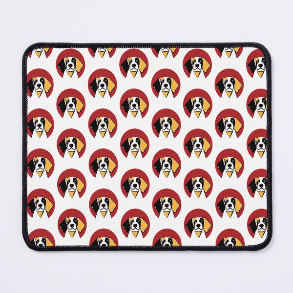 Item preview, Dog Portrait in Red Background. designed and sold by Belartee.