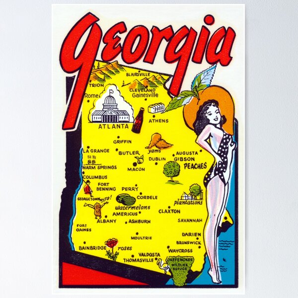 Item preview, Vintage Georgia designed and sold by historicimage.