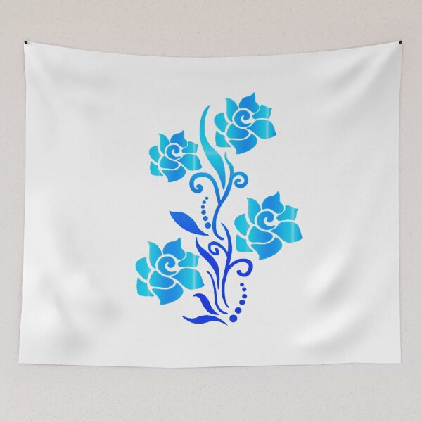 Item preview, Unusual Blue Flower designed and sold by Dven-Clothes.