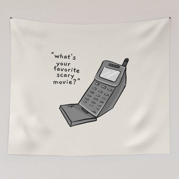 Item preview, scream- what's your favorite scary movie? designed and sold by AprilCreations.