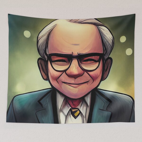Aperçu de l'œuvre Warren Buffett | Comics Style créée et vendue par ComicsFactory.