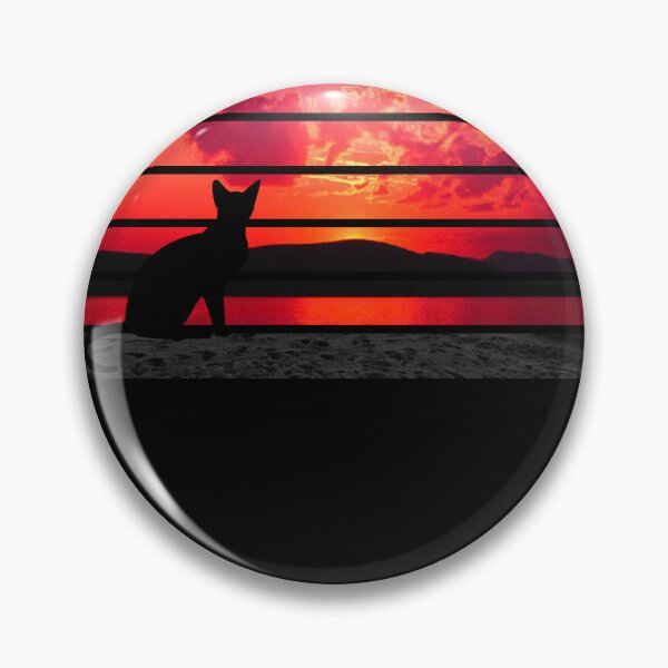 Item preview, cat watching sunset designed and sold by Batiz.