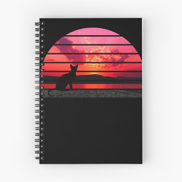 Item preview, cat watching sunset designed and sold by Batiz.