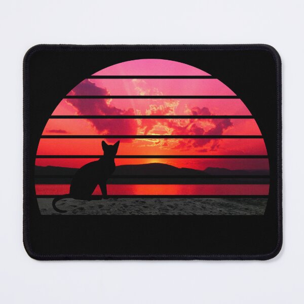 Item preview, cat watching sunset designed and sold by Batiz.