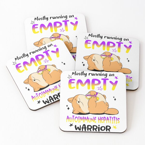 Item preview, Mostly running on Empty Autoimmune Hepatitis Warrior designed and sold by ElizabethS809.