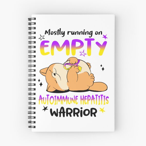 Item preview, Mostly running on Empty Autoimmune Hepatitis Warrior designed and sold by ElizabethS809.