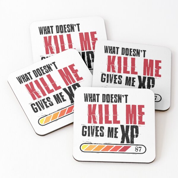 Item preview, what doesn't kill me gives me xp designed and sold by Mekkey.