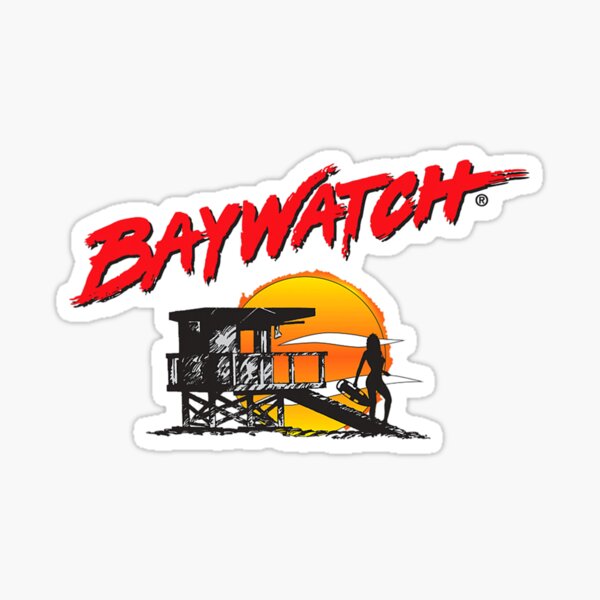 Baywatch Classic Tower-Logo Sticker