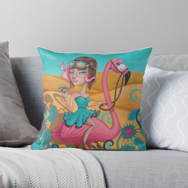 Venus by Miss E Throw Pillow