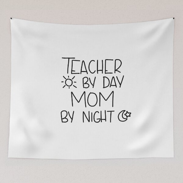 Item preview, Teacher by Day Mom by night designed and sold by Adaptixstudio.