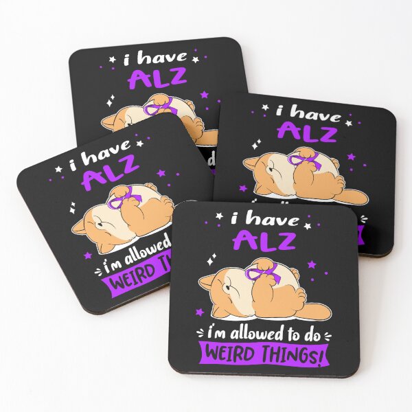 Item preview, ALZ Awareness Funny I have ALZ i'm allowed to do Weird Things! designed and sold by JanetShop809.
