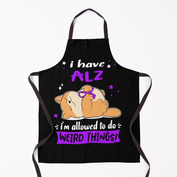 Item preview, ALZ Awareness Funny I have ALZ i'm allowed to do Weird Things! designed and sold by JanetShop809.