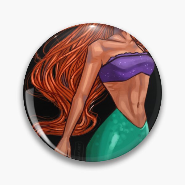 Item preview, Arial mermaid drawing illustration Hailey designed and sold by PATRICIADA.