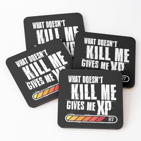Item preview, what doesn't kill me gives me xp w designed and sold by Mekkey .