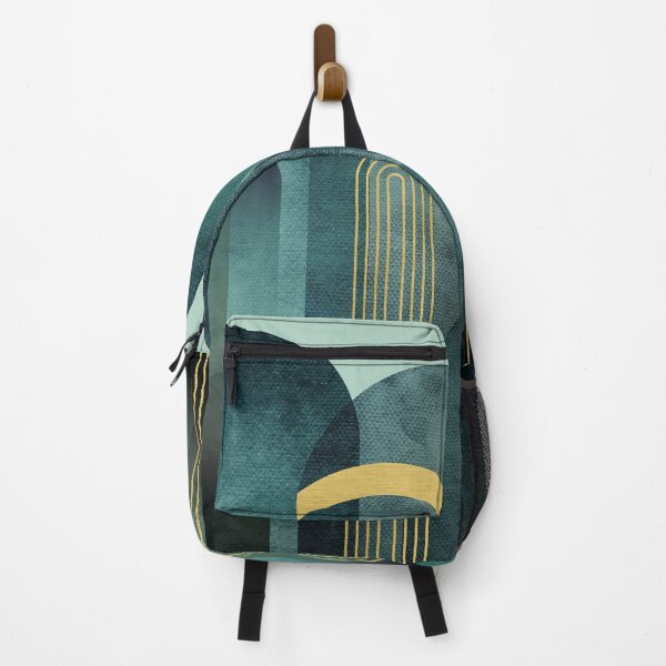 Item preview, Modern Mid Century Arches in Teal designed and sold by UrbanEpiphany.