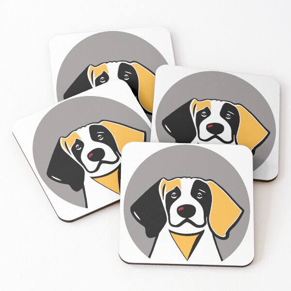 Item preview, Dog Portrait in Grey Background. designed and sold by Belartee.