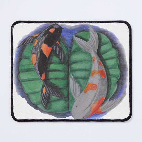 Aperçu de l'œuvre  Poisson Koï Ying-Yang créée et vendue par VFiore.