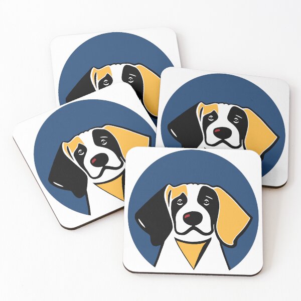Item preview, Dog Portrait in Dark Blue Background. designed and sold by Belartee.