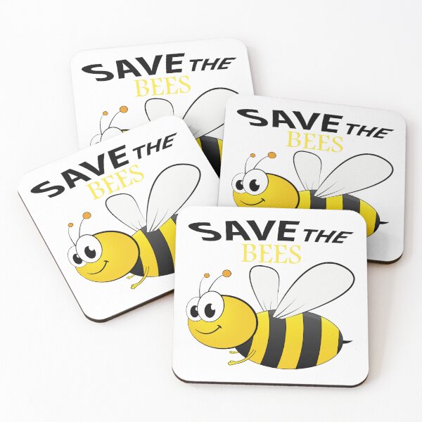 Item preview, Save the bees shits, save the bees phone cases, save the bees hats, save the bees shower curtain, save the bees backpack  designed and sold by Poussyarts.