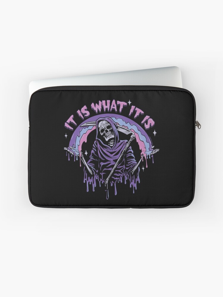 Death ~ It Is What It Is ~ Pastel Goth Grim Reaper Drip Pullover Hoodie  for Sale by ctkrstudio