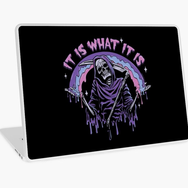 Item preview, Death ~ It Is What It Is ~ Pastel Goth Grim Reaper Drip designed and sold by ctkrstudio.
