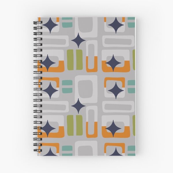 Item preview, Retro Core Aesthetic Geometric Rectangles And Cosmic Atomic Sparkle Stars Gray Taupe designed and sold by scorpiolane.