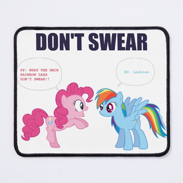 Item preview, ¡Rainbow Dash! ¡No digas palabrotas! designed and sold by Dontwant2Wear.