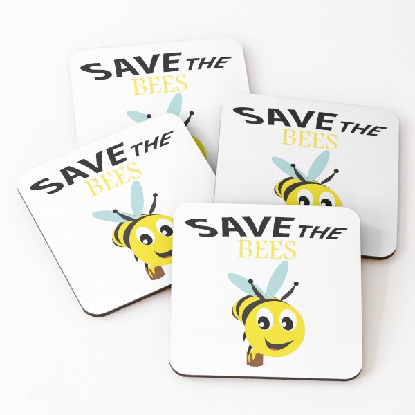 Item preview, Save the bees shits, save the bees phone cases, save the bees hats, save the bees shower curtain, save the bees backpack  designed and sold by Poussyarts.