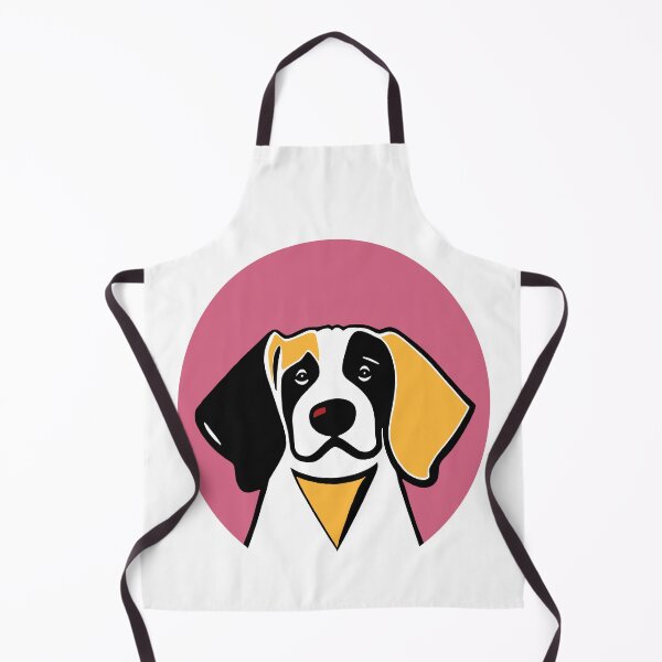 Item preview, Dog Portrait in Pink Background. designed and sold by Belartee.