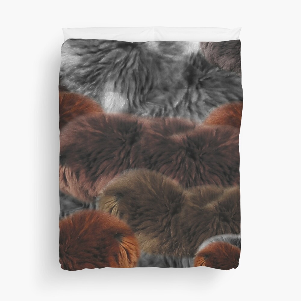 "Fuzzy Fur Duvet" Duvet Cover for Sale by GolemAura Redbubble