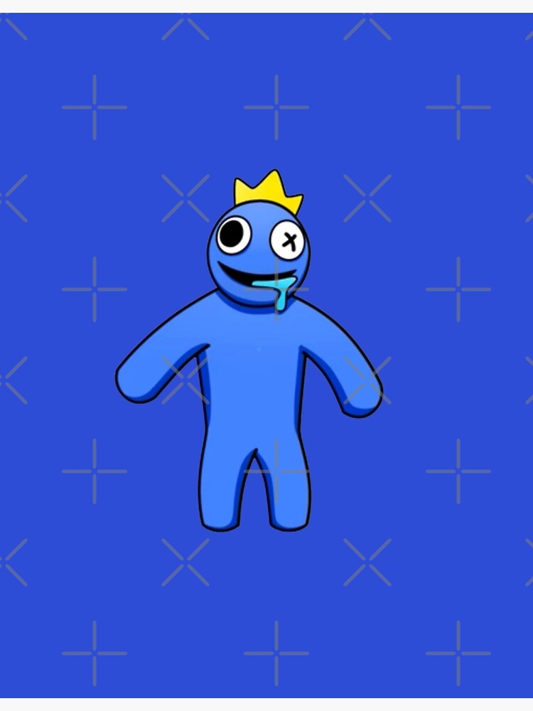 blue rainbow friends Minecraft Skin