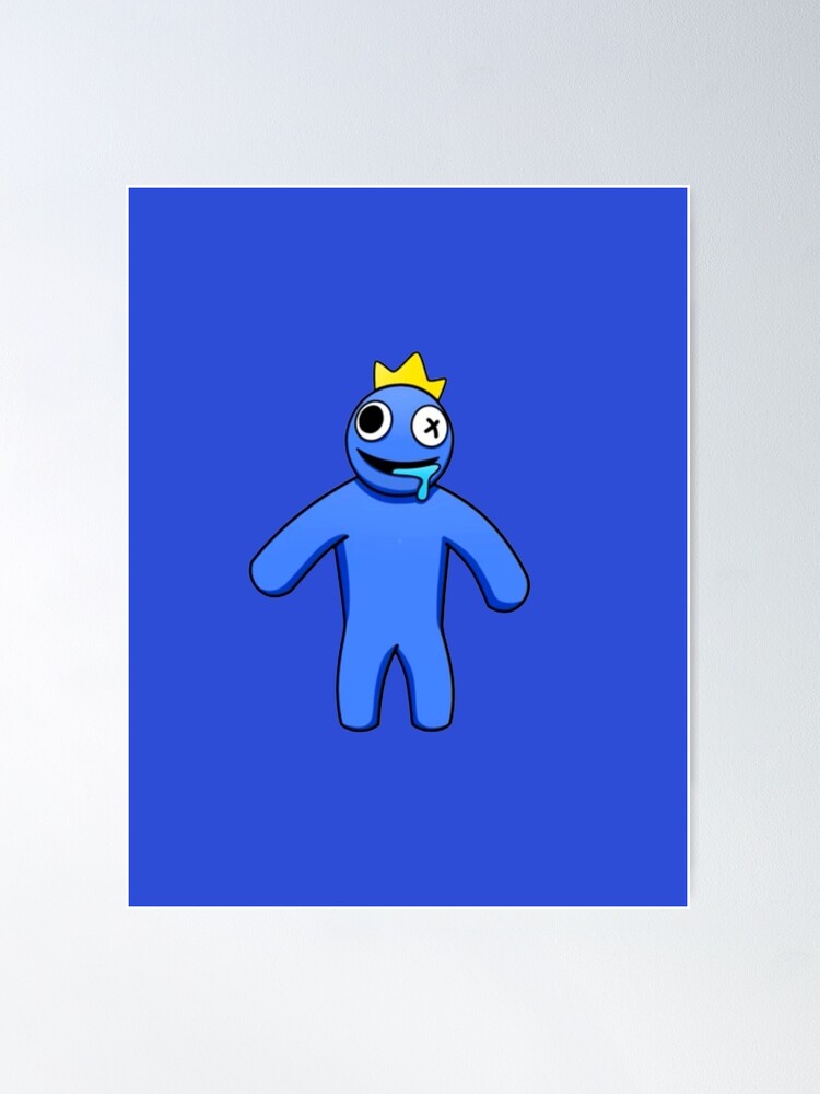 rainbow friends Blue! Poster for Sale by NickWienfo