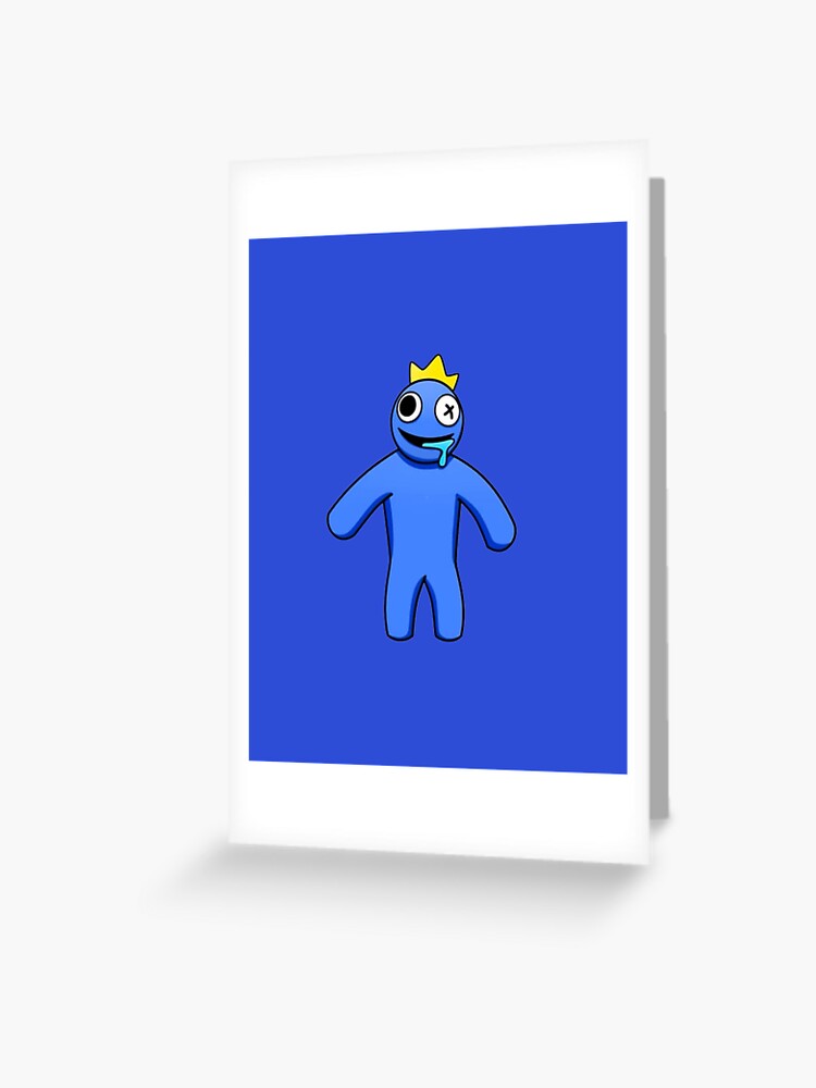 Rainbow friends cute blue baby | Greeting Card