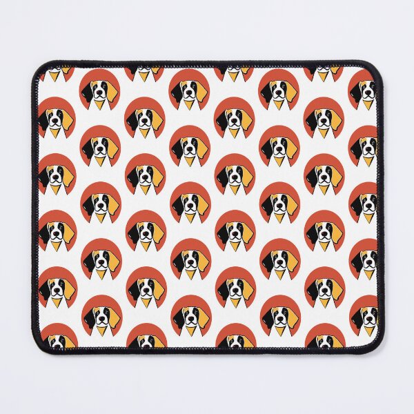 Item preview, Dog Portrait in Orange Background. designed and sold by Belartee.