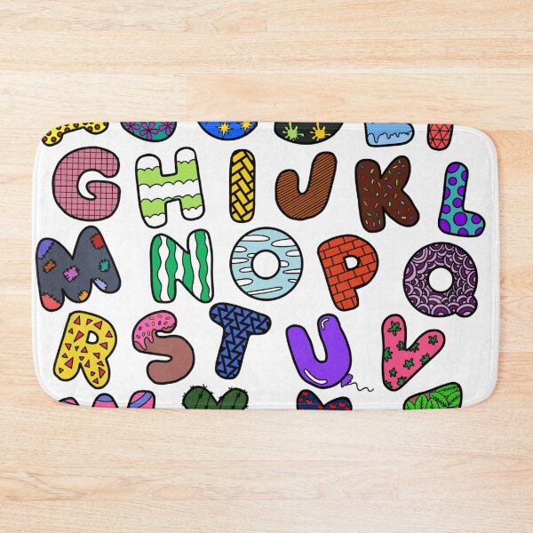 Item preview, Multicolored Alphabet designed and sold by pincelycolores.