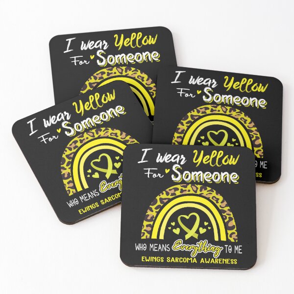 Item preview, Ewings Sarcoma Awareness I Wear Yellow for Someone Who Means Everything To Me designed and sold by GennieShop.