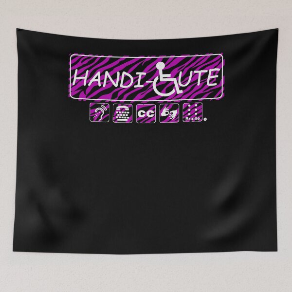 Item preview, Handi-Cute Purple Zebra Stripes Classic designed and sold by Danaangst.