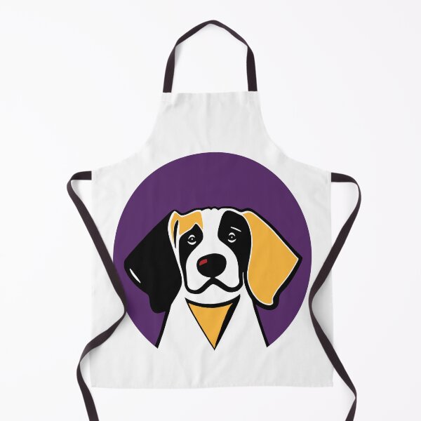 Item preview, Dog Portrait in Purple Background. designed and sold by Belartee.