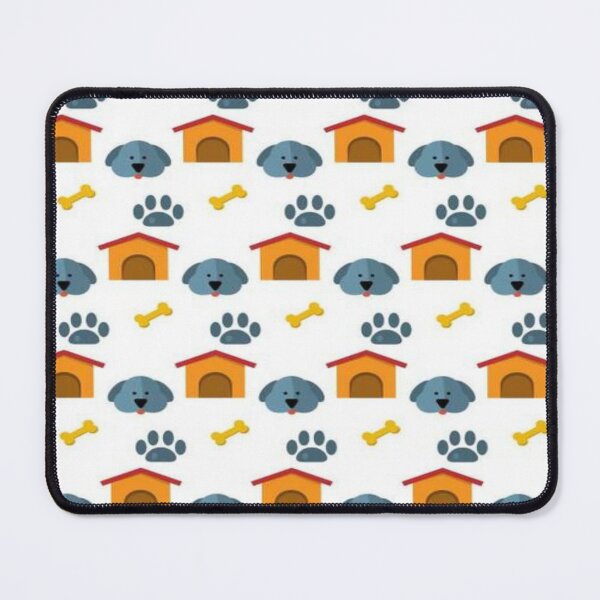 Item preview, MULTI PATTERN - DOG HOUSE-BONES-PAW PRINTS  designed and sold by CheeryDK.