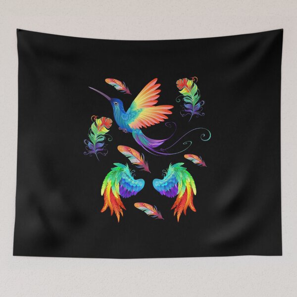 Item preview, Colorful wings designed and sold by The Love Quill.