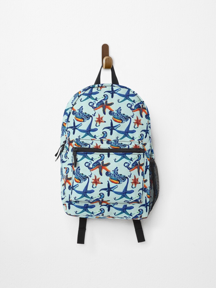 Thumbnail 1 of 3, Backpack, Starfish Abstract Pattern designed and sold by TrapperWeasel.