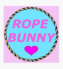 ROPE BUNNY - Art By Kev G Photographic Print