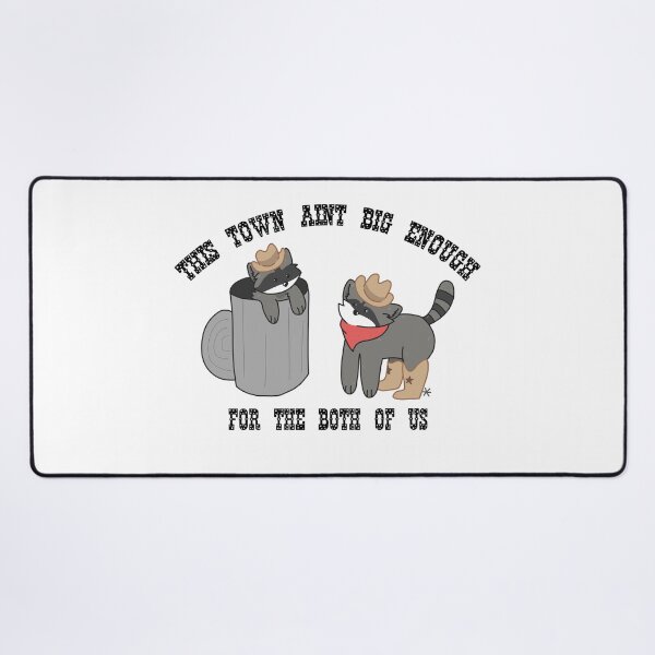 Item preview, Cowboy Raccoons - This Town Ain't Big Enough For The Both Of Us designed and sold by thepunchypoodle.
