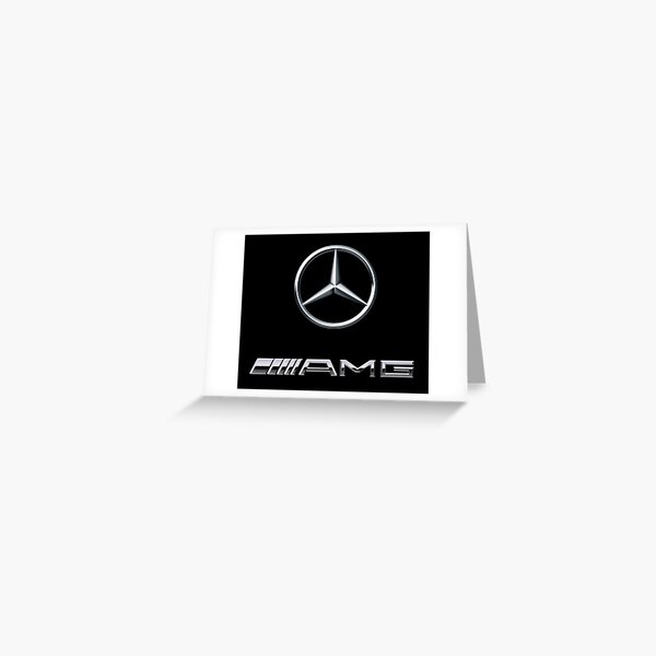Mercedes Logo Sticker Decal Greeting Card for Sale by tankarma