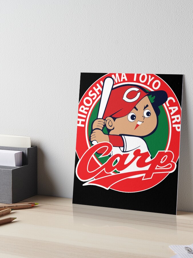 hiroshima-toyo-carp-art-board-print-for-sale-by-graciewilkins1-redbubble