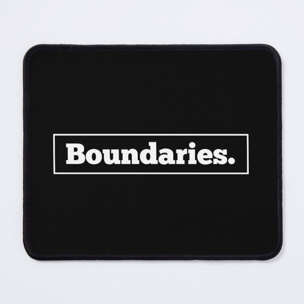 Item preview, Boundaries | Survivor and Mental Health Message designed and sold by MadamBullmoose.
