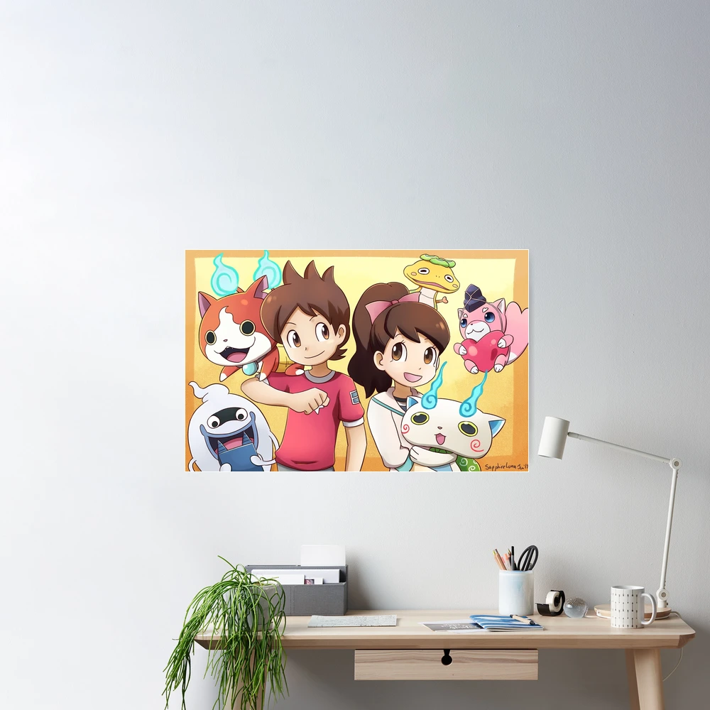 Home Decor Yo-Kai Watch - Manga Anime TV Show-Silk Art Poster Wall Sticker  Decoration Gift - AliExpress