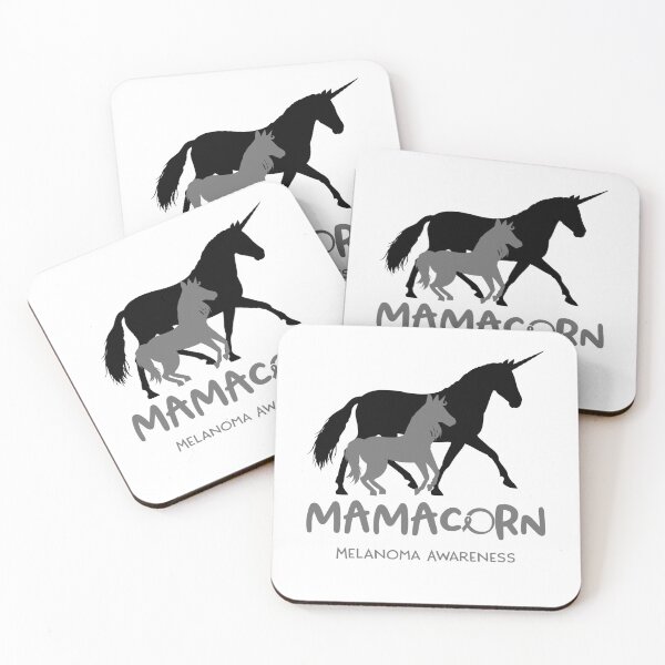 Item preview, Melanoma Awareness Mama Unicorn Mamacorn Support Melanoma Warrior  designed and sold by RunningShop.