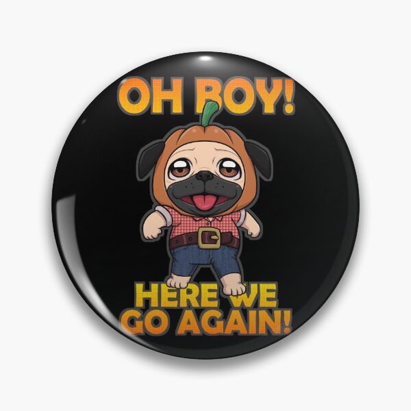 Item preview, Pumpkin Pug Puppy | Halloween Puppy | Fawn designed and sold by Jovak.