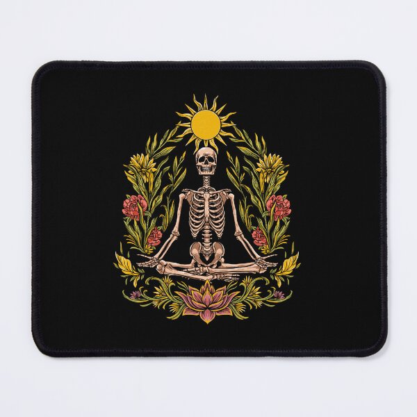 Item preview, Death Meditation Skeleton Yoga Pose designed and sold by NewStoics.